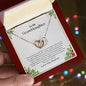 To My Granddaughter | Love You Forever - Interlocking Hearts necklace